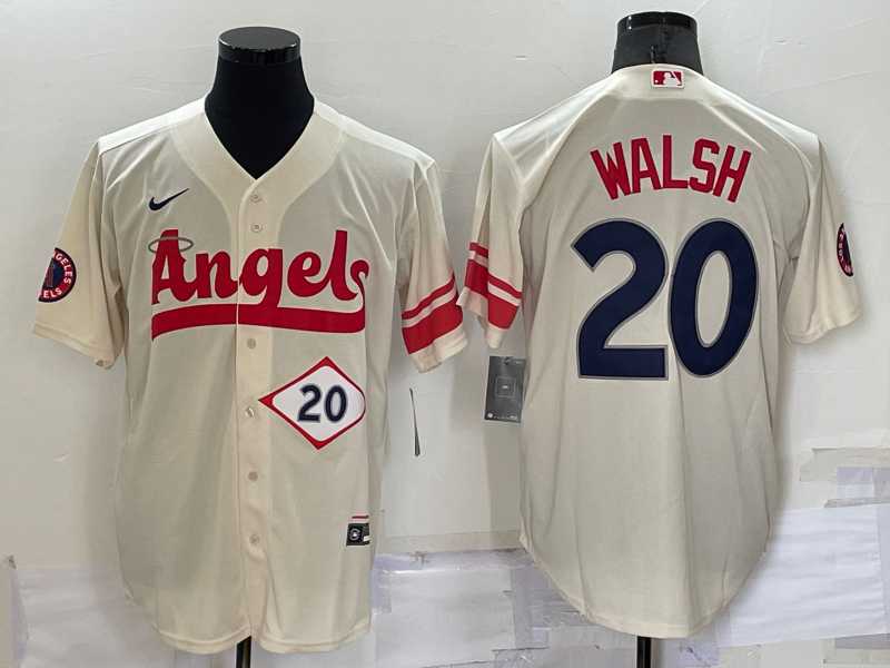 Angels 20 Jared Walsh Cream Nike 2022 City Connect Cool Base Jerseys,We sell and wholesale Angels 20 Jared Walsh Cream Nike 2022 City Connect Cool Base Jerseys on line form chian!